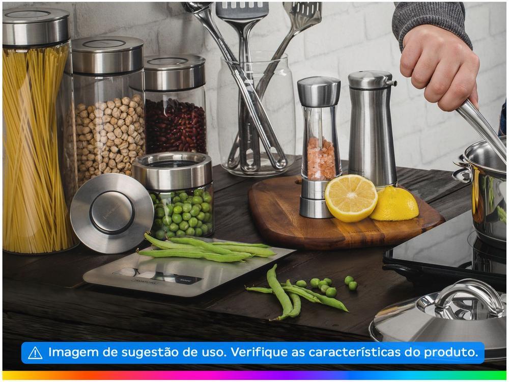 Balança de Cozinha Digital Tramontina 5kg Inox Adatto 61101020 - 3