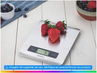 Balança de Cozinha Digital Tramontina 5kg Inox Adatto 61101020 - 2