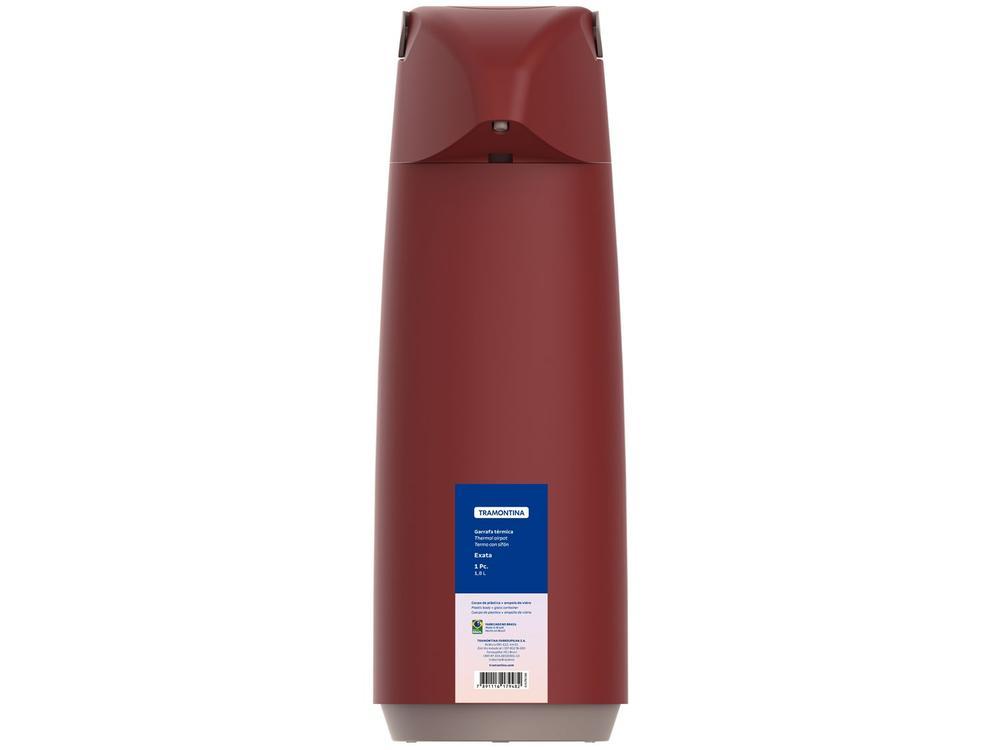 Garrafa Térmica Tramontina 1,8L Exata 61639186 Vermelha - 5