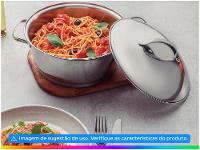 Jogo de Panelas Tramontina Inox Fundo Triplo 4 Peças Allegra - 5