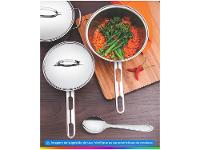 Jogo de Panelas Tramontina Inox Fundo Triplo 4 Peças Allegra - 7