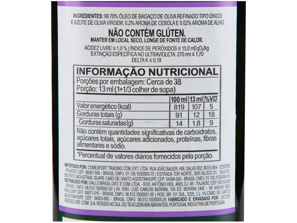Azeite de Oliva Gallo De Olliva Cebola e Alho 500ml - 7