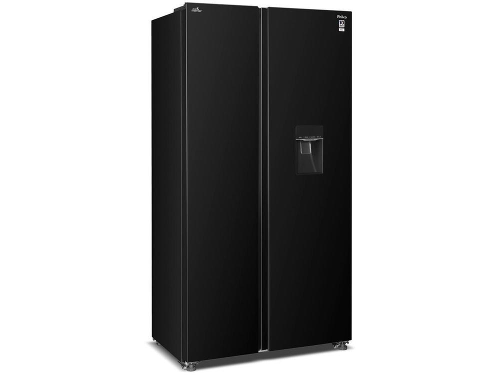 Geladeira/Refrigerador Philco Frost Free Side By Side Preto 434L PRF43A - 7