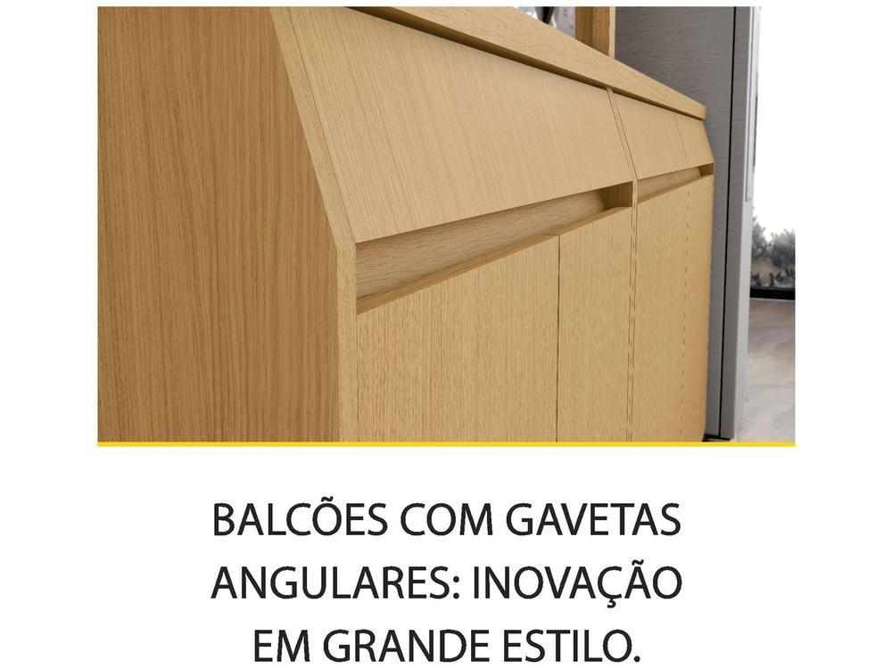 Balcão de Cozinha Nesher 100% MDF 2 Portas 2 Gavetas Simone Mendes - 2