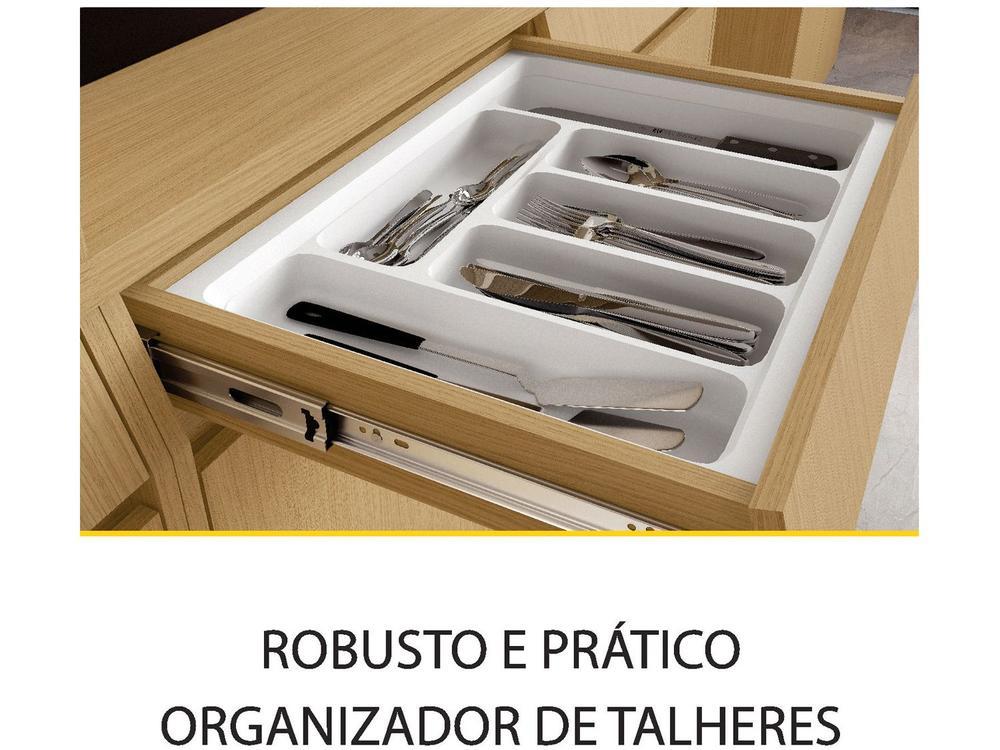 Balcão de Cozinha Nesher 100% MDF 2 Portas 2 Gavetas Simone Mendes - 3