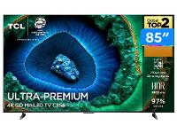 Smart TV 85" TCL 4K QD-Mini LED Ultra Premium C855 120Hz Android AiPQ Pro Google Assistente 4 HDMI - 1