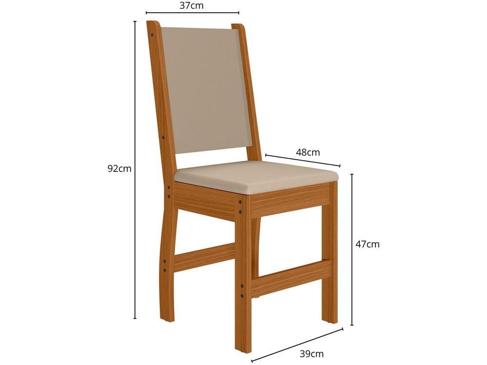 Mesa de Jantar 4 Cadeiras Retangular Bellagio Poliman Móveis - 4