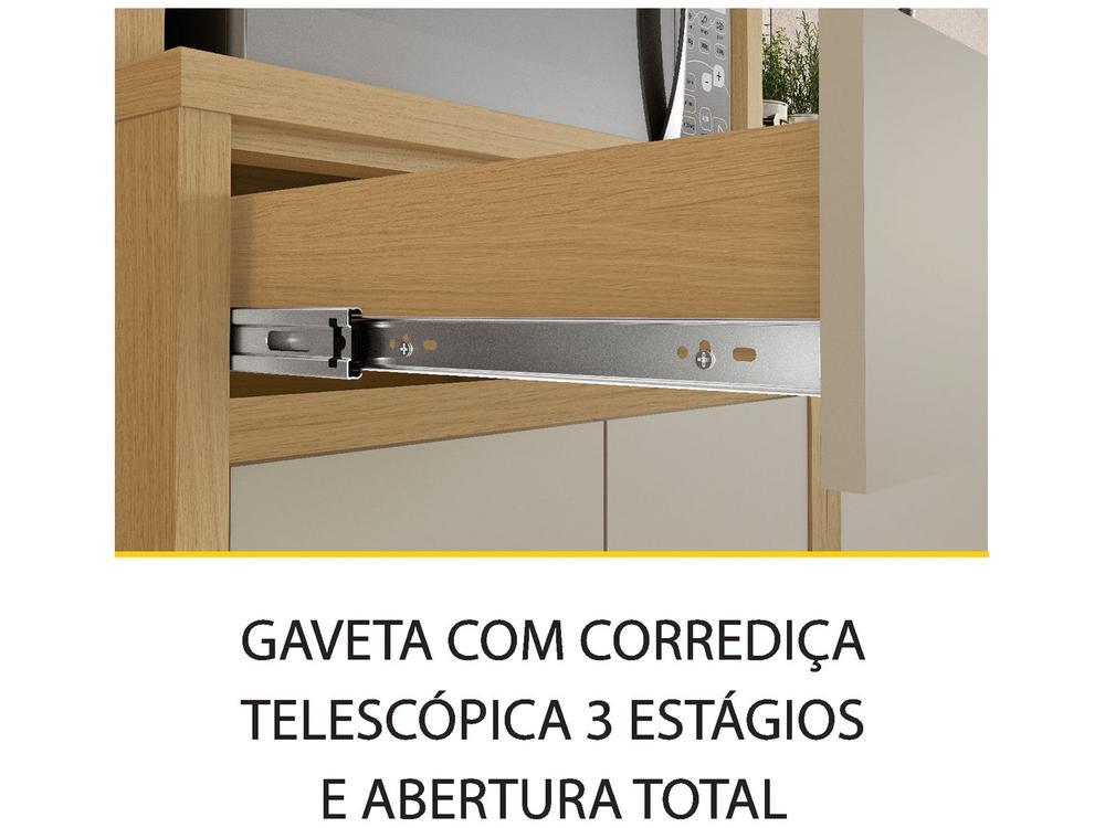 Armário de Cozinha Compacta Nesher Condessa 7 Portas 1 Gaveta 100% MDF - 7