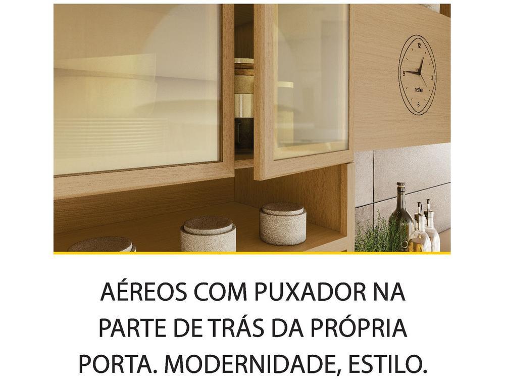 Armário de Cozinha Compacta Nesher Condessa 7 Portas 1 Gaveta 100% MDF - 9