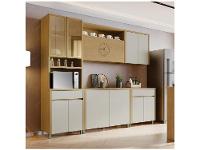 Armário de Cozinha Compacta Nesher Condessa 7 Portas 1 Gaveta 100% MDF - 1