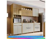 Armário de Cozinha Compacta Nesher Condessa 7 Portas 1 Gaveta 100% MDF - 2