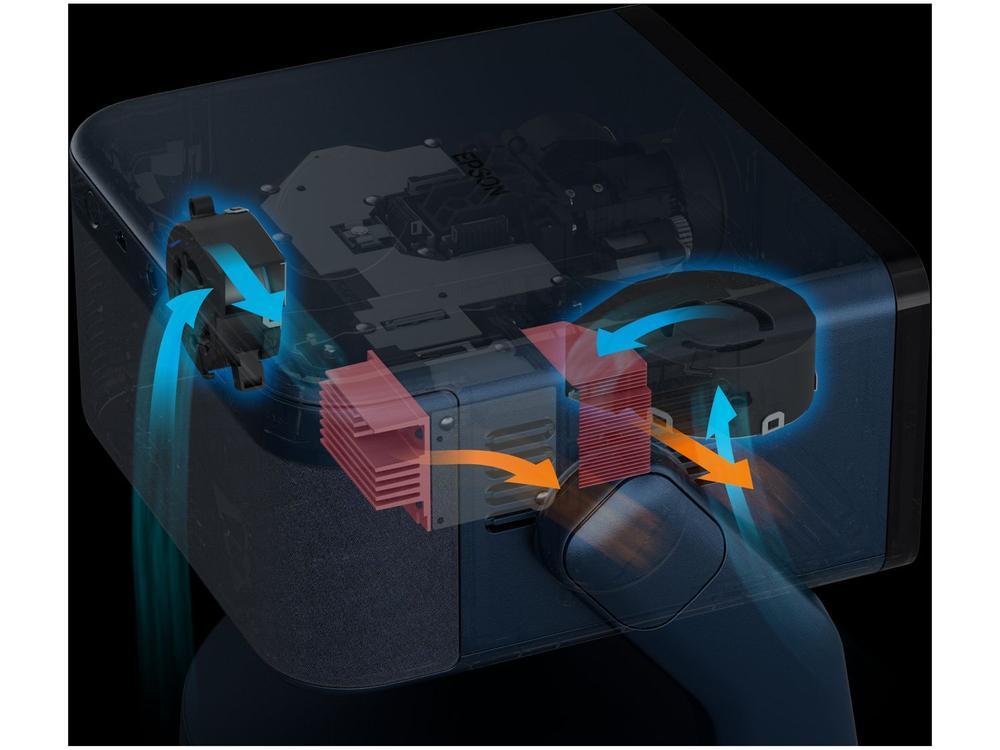 Projetor Portátil Smart Epson EpiqVision EF-22N Laser Full HD 1000 Lúmens 3LCD Wi-Fi Bluetooth HDMI Preto Ônix - 8