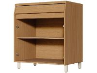 Balcão de Cozinha Nesher 100% MDF 2 Portas 1 Gaveta Simone Mendes - 3