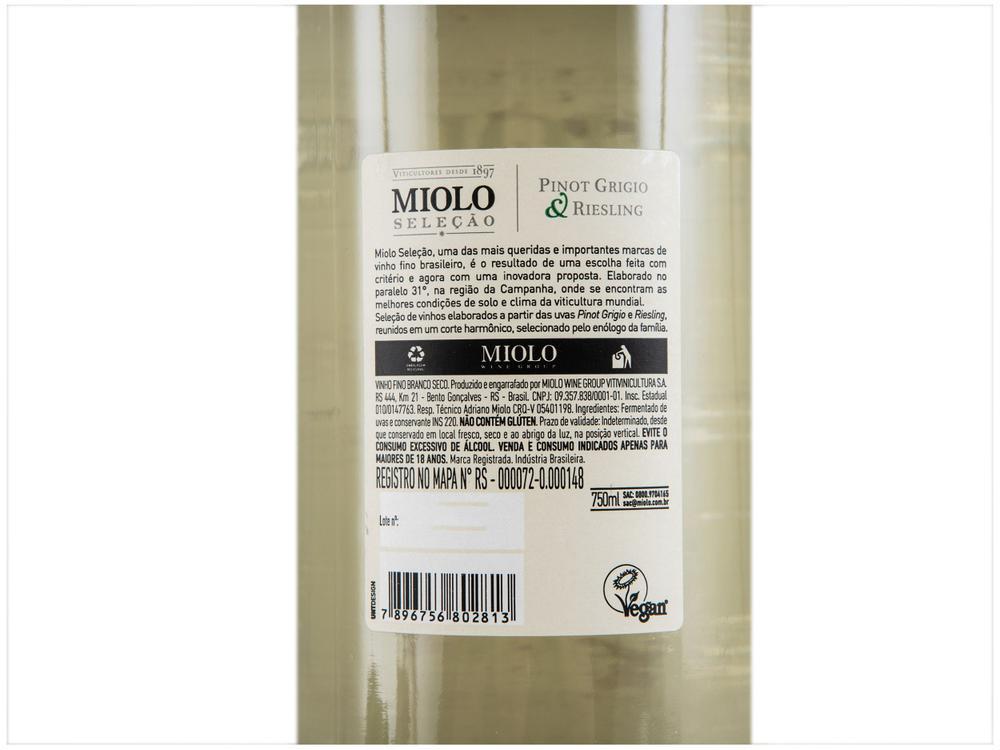 Vinho Branco Seco Miolo Seleção Brasil 750ml - 4