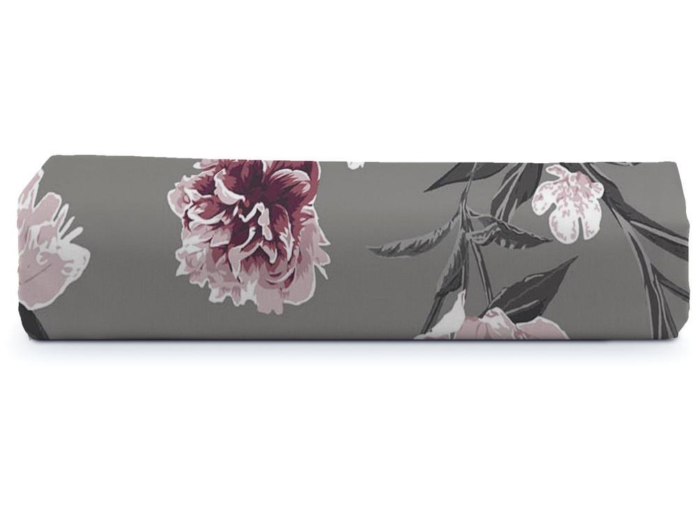 Jogo de Cama Solteiro 100% algodão Camesa 120 fios Super Cotton Vera Cinza 2 Peças - 3