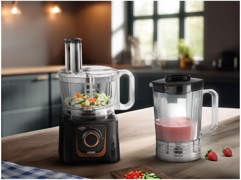 Multi Processador de Alimentos Arno 700W Preto Multichef MP72 24 Funções - 2
