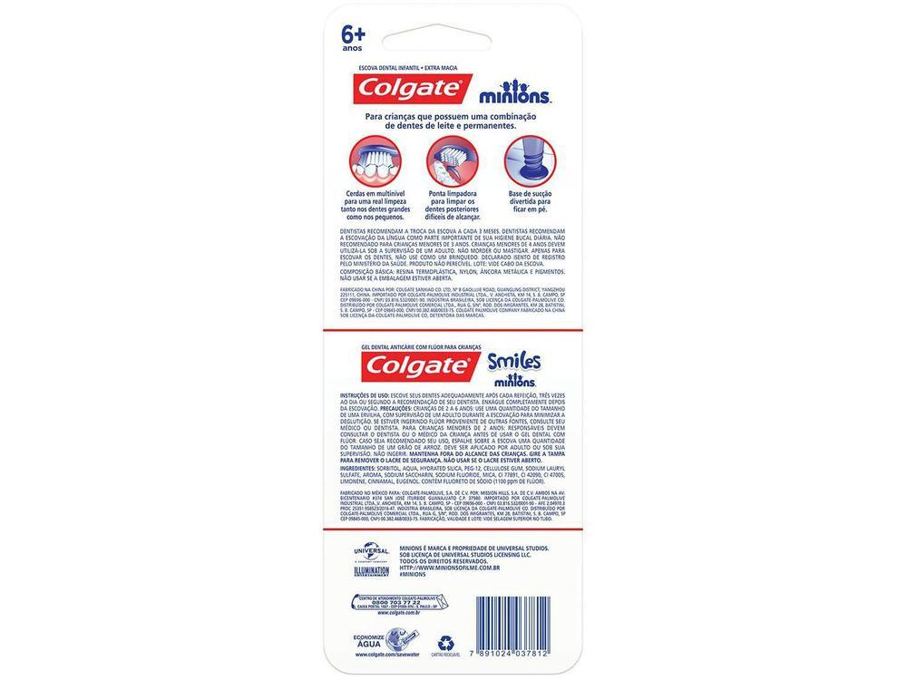 Escova de Dente Infantil Colgate Smiles com Creme Dental 100g - 4