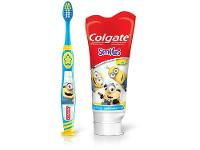 Escova de Dente Infantil Colgate Smiles com Creme Dental 100g - 3