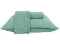 Jogo de Cama Queen Atlântica Mescla Urban Verde Gales 3 Peças - 1