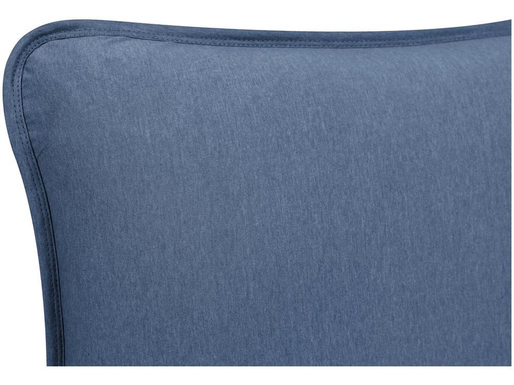 Jogo de Cama Solteiro Atlântica Mescla Urban Azul Suave 2 Peças - 3