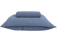 Jogo de Cama Solteiro Atlântica Mescla Urban Azul Suave 2 Peças - 1