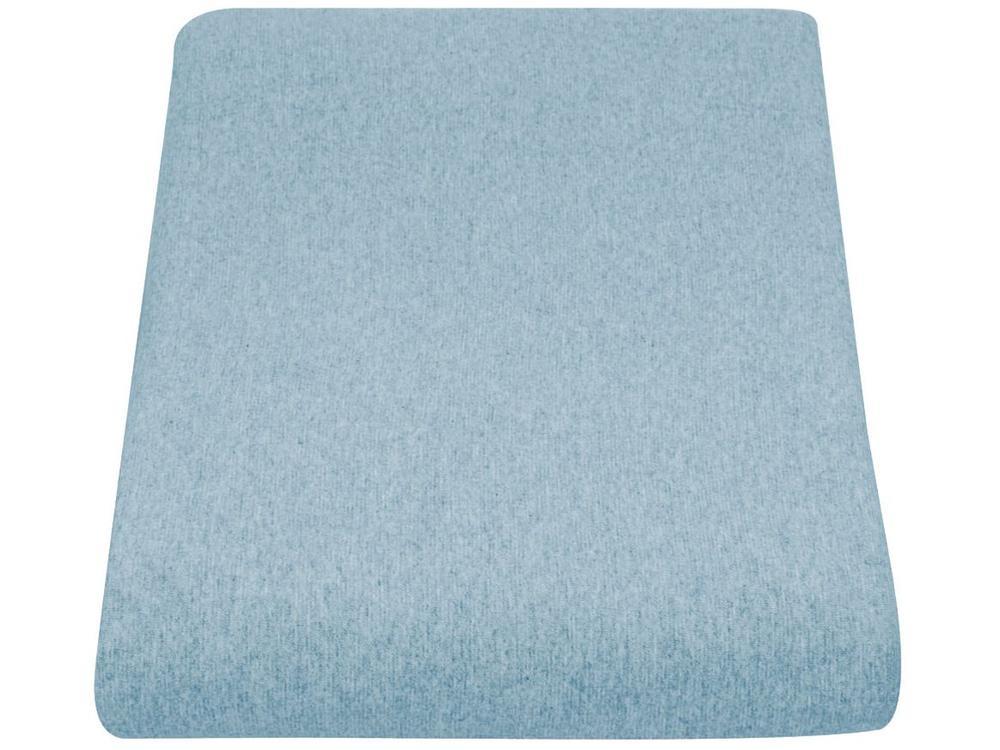 Jogo de Cama Casal Atlântica Mescla Urban Azul Lua 3 Peças - 4