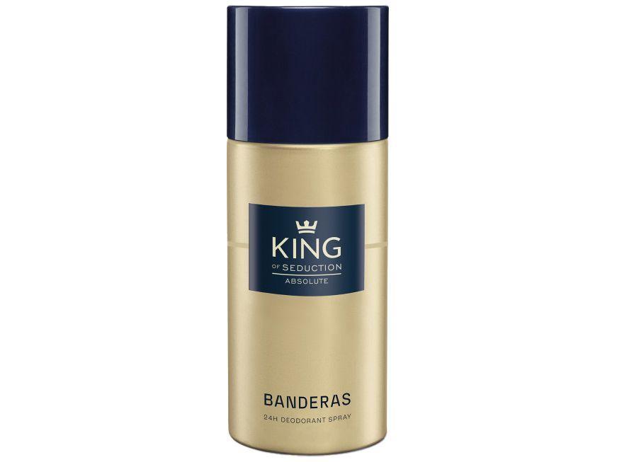 Desodorante Spray Banderas Absolute King of Seduction Masculino 24 Horas 150ml - 1