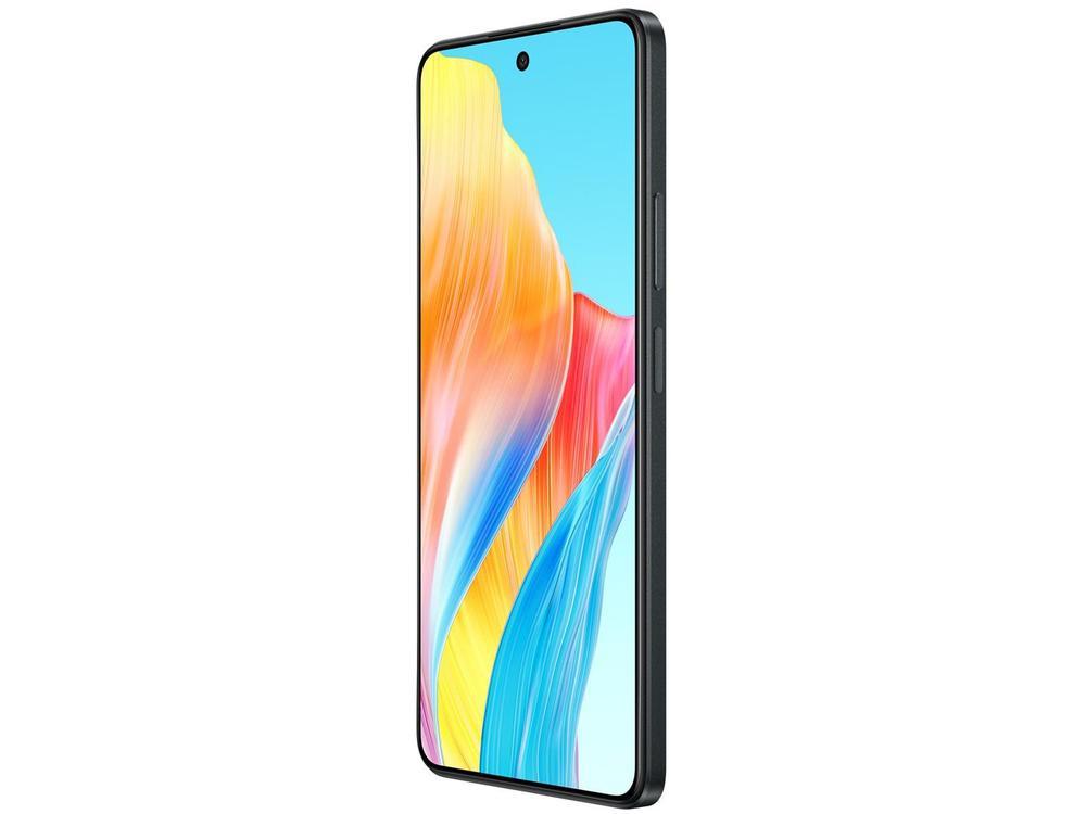 Smartphone OPPO A58 256GB Preto 4G 8GB + 8GB (RAM+) 6,72" Câm. 50MP + Selfie 8MP Dual Chip - 6