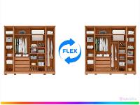 Guarda-roupa Casal 4 Gavetas 6 Portas Caemmun Quinn - 2