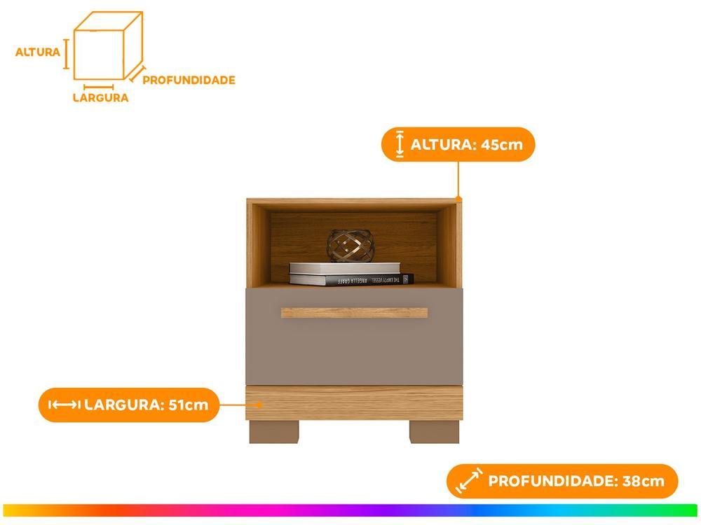 Mesa de Cabeceira Moderno Éden Caemmun - 3