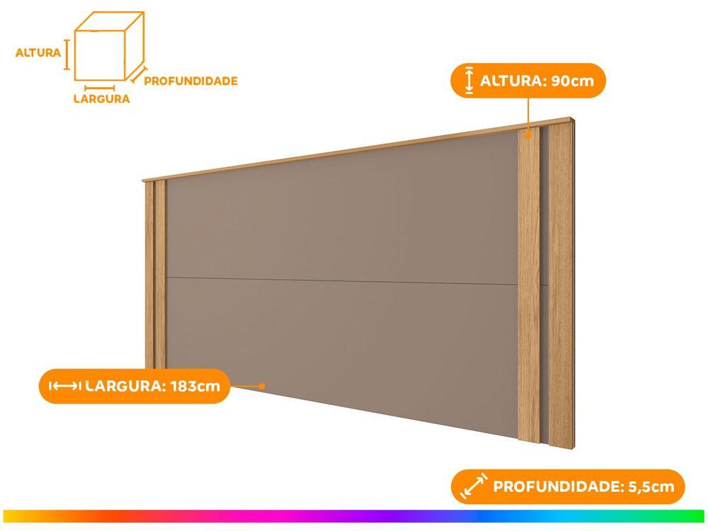 Cabeceira Casal Caemmun Éden Cacao e Lamina Mel - 3