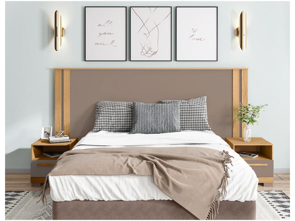 Cabeceira Casal Caemmun Éden Cacao e Lamina Mel - 4