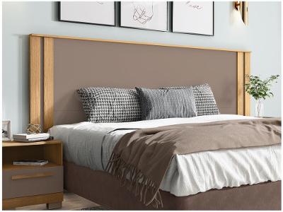 Cabeceira Casal Caemmun Éden Cacao e Lamina Mel