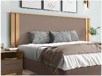 Cabeceira Casal Caemmun Éden Cacao e Lamina Mel - 1