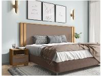 Cabeceira Casal Caemmun Éden Cacao e Lamina Mel - 5