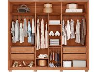 Guarda-roupa Casal 4 Gavetas 6 Portas Caemmun New Comodus - 5