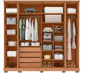 Guarda-roupa Casal 4 Gavetas 6 Portas Caemmun Tela - 6