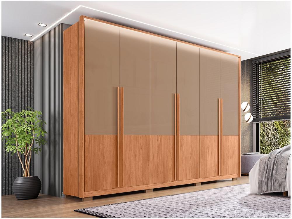 Guarda-roupa Casal 4 Gavetas 6 Portas Caemmun Francis - 1