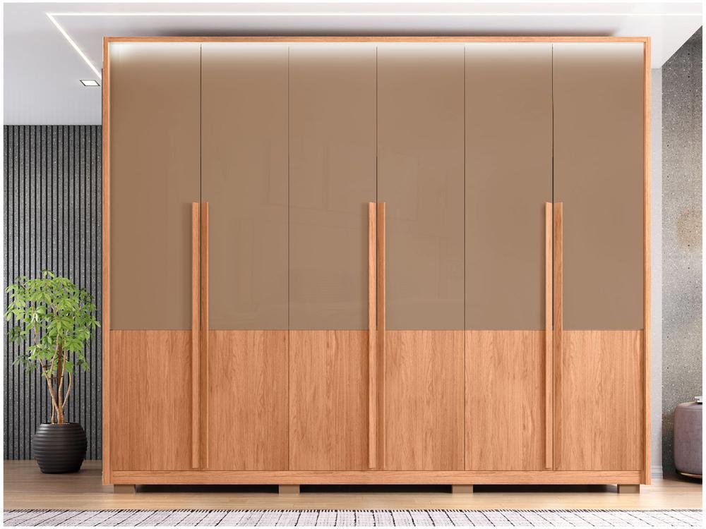 Guarda-roupa Casal 4 Gavetas 6 Portas Caemmun Francis - 4