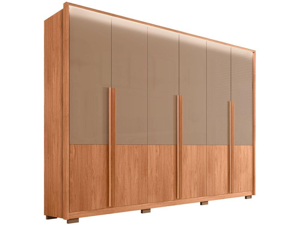 Guarda-roupa Casal 4 Gavetas 6 Portas Caemmun Francis - 6