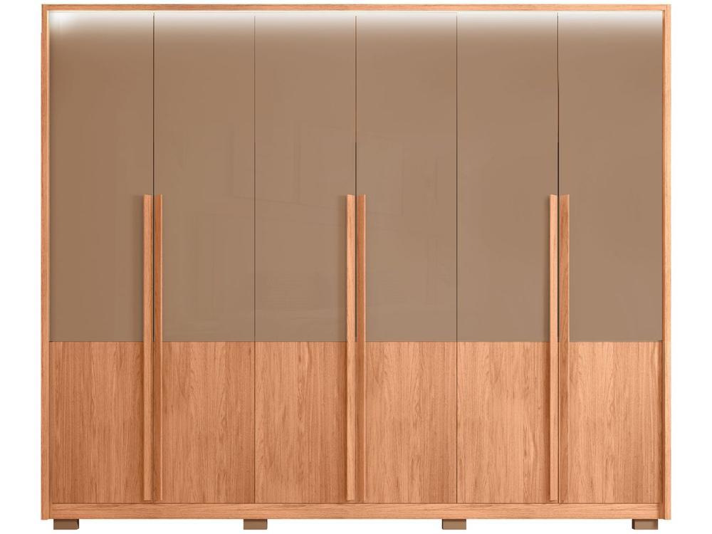 Guarda-roupa Casal 4 Gavetas 6 Portas Caemmun Francis - 7