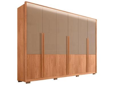 Guarda-roupa Casal 4 Gavetas 6 Portas Caemmun Francis