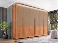 Guarda-roupa Casal 4 Gavetas 6 Portas Caemmun Francis - 1