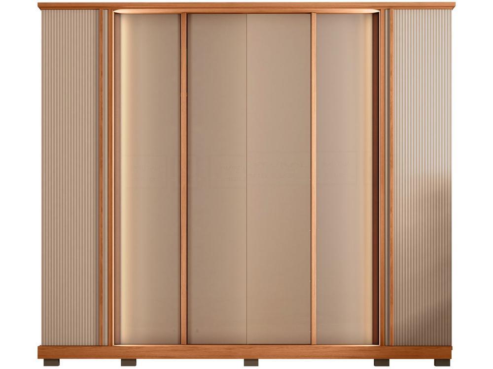 Guarda-roupa Casal 4 Gavetas 6 Portas Caemmun Mestre - 9