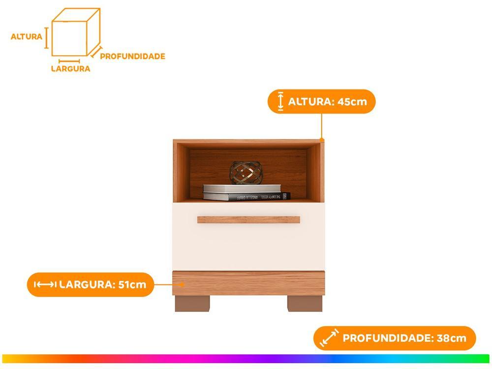 Mesa de Cabeceira Moderno Éden Caemmun - 3