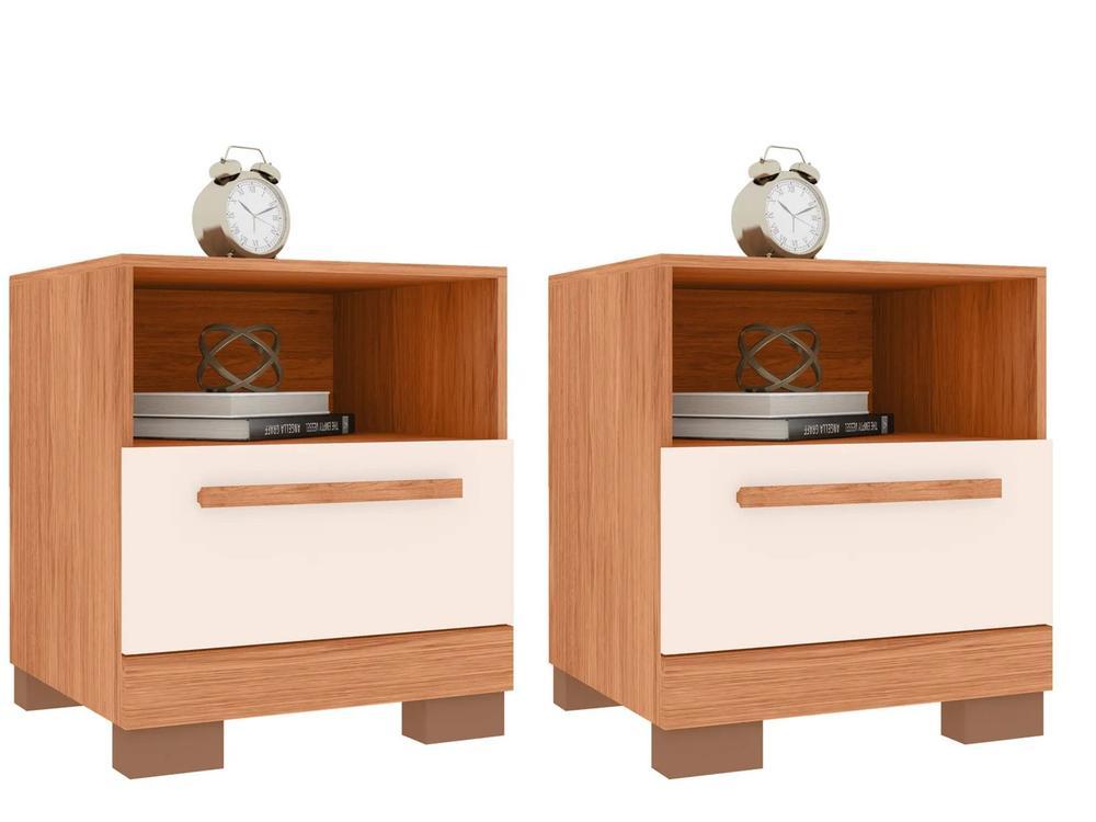 Kit Mesa de Cabeceira Moderno Éden Caemmun - 1