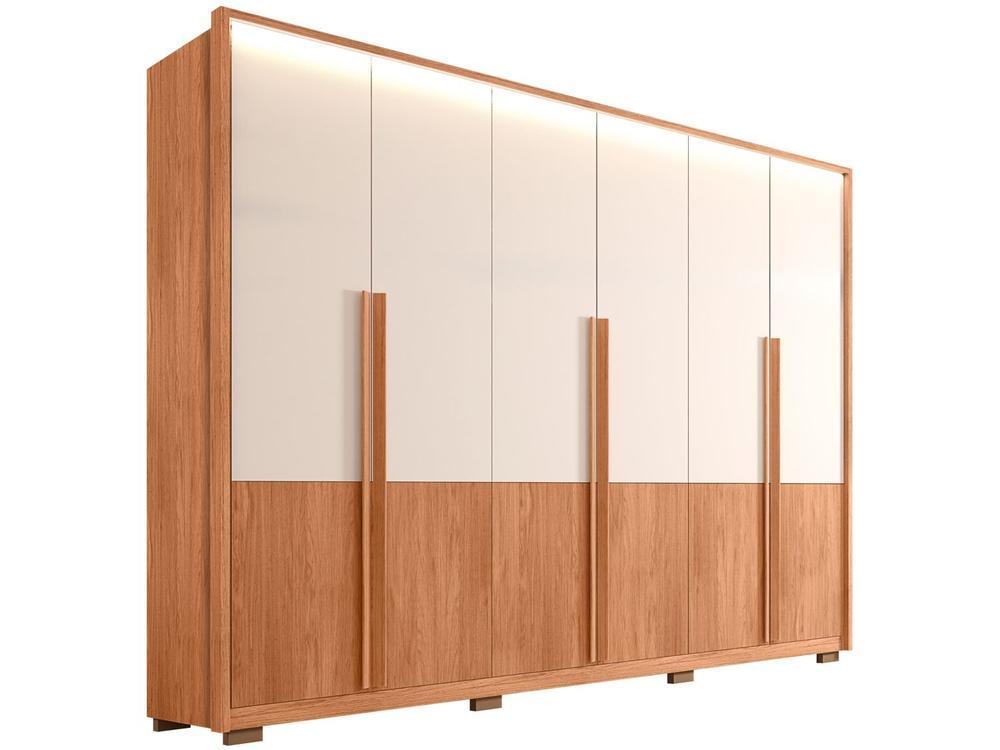 Guarda-roupa Casal 4 Gavetas 6 Portas Caemmun Francis - 6