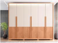 Guarda-roupa Casal 4 Gavetas 6 Portas Caemmun Francis