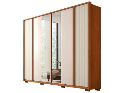 Guarda-roupa Casal 4 Gavetas 6 Portas Caemmun Cléo