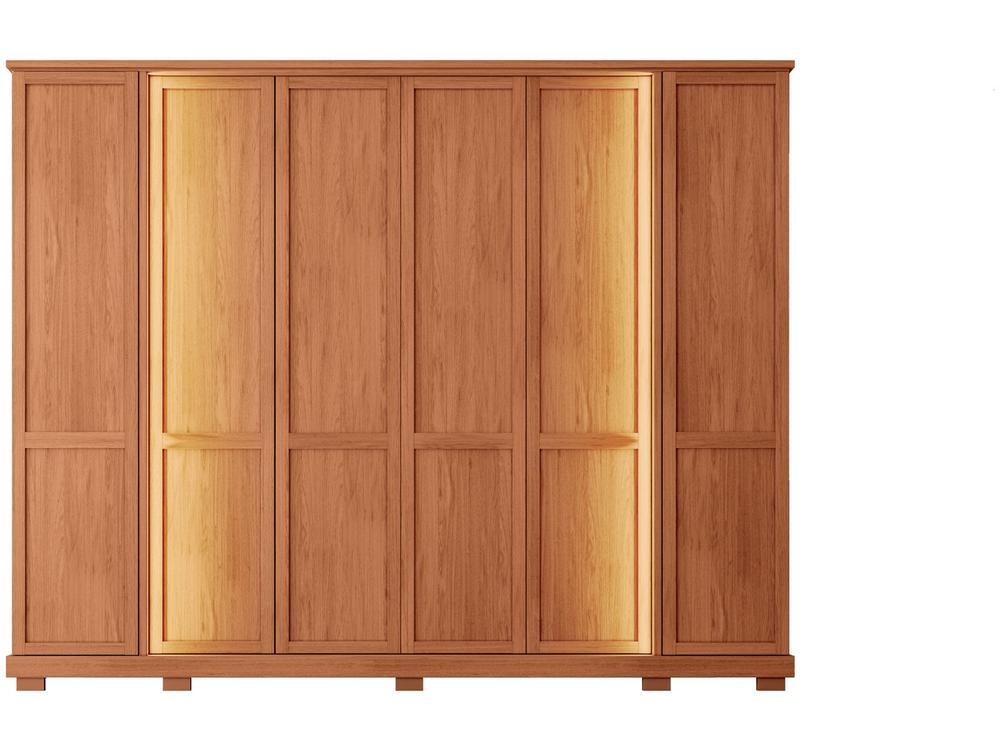 Guarda-roupa Casal 4 Gavetas 6 Portas Caemmun Impression - 9